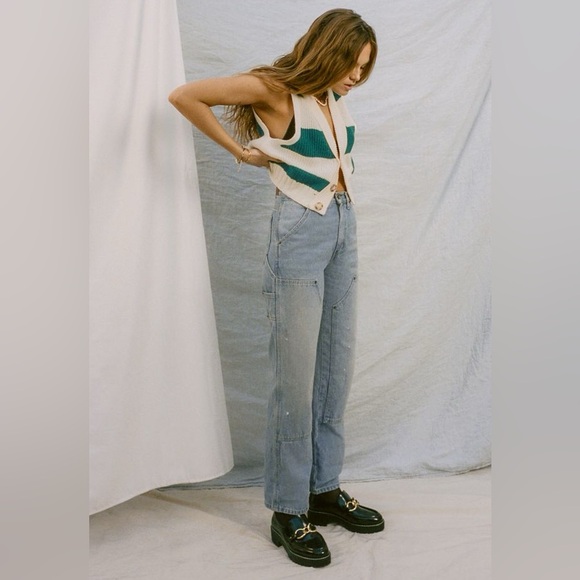 Urban outfitters :: BDG high rise carpenter jeans thick heavy sz 27 - Picture 2 of 16